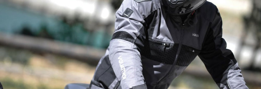 blouson moto textile
