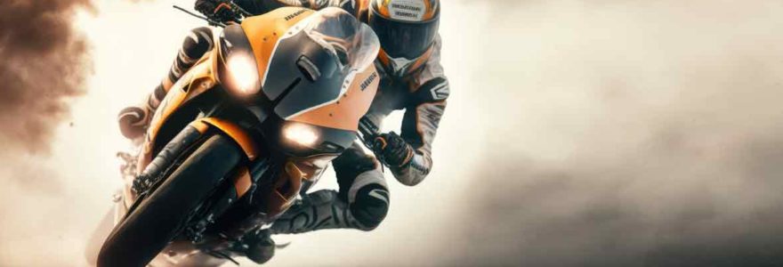 moto sur circuit